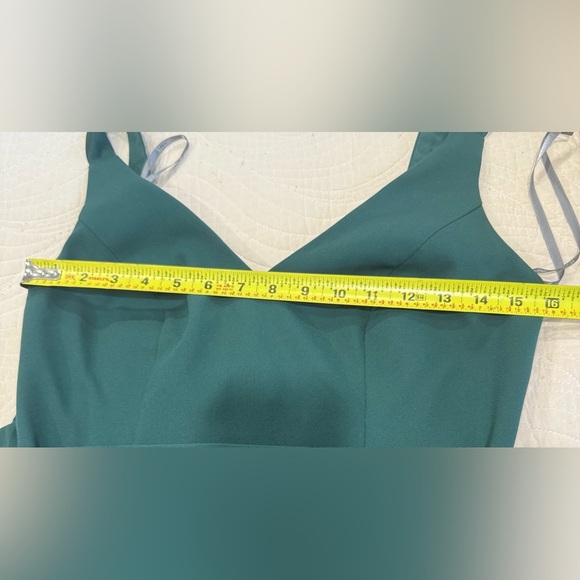 David's Bridal Deep Green Maxi Dress - Picture 12 of 12